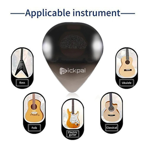Led dạ quang bằng gỗ Guitar Điện chọn màu hồng Ba màu ánh sáng tùy chọn chọn cá tính nhạc cụ dây phụ kiện phụ kiện - Product Image 6