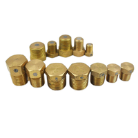Bouchon de tuyau fusible en laiton pour réfrigération NPT 3/8\" 1/2\" Décompression Température 100 degrés