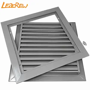 California Aluminum Alloy Safety Shutter Window Sun protection Louvers Windows For Hotel