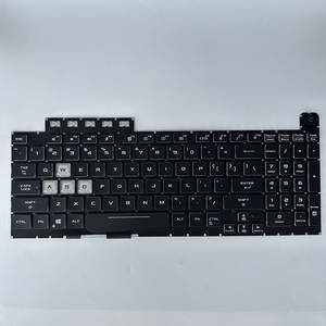 Ydh คีย์บอร์ด RGB รูปแบบภาษาอังกฤษสำหรับเล่นเกม <span class=keywords><strong>Asus</strong></span> <span class=keywords><strong>Tuf</strong></span> F15 FX506 FA506Q <span class=keywords><strong>FA506</strong></span> FX506H FX506LH F17คีย์บอร์ดแล็ปท็อป FA706 FX706 - Product Image 2