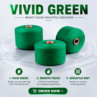 Fil vert sur mesure NE Counts, options de filéage à anneaux et à extrémités ouvertes pour les usines textiles, fil de 10/1 à 32/1