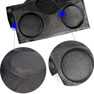 8 tazas 430x320x40mm silicona y fibra de vidrio <span class=keywords><strong>Mini</strong></span> hamburguesa pan <span class=keywords><strong>molde</strong></span> para hornear perros calientes para panaderías restaurante - Product Image 4