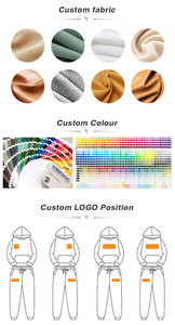 شعار مخصص التمويه هوديي شجرة التمويه سحاب الرجال هوديي التطريز Boxy صالح المحاصيل البريدي حتى هوديي للرجال - Product Image 6