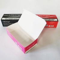 Boîte d'emballage de carte d'impression de conception de couleur personnalisée Boîte de papier de carton de qualité supérieure écologique avec feuille d'argent