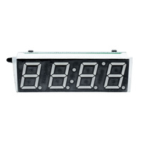 #6095 Reloj electrónico digital Microcontrolador Forma electrónica Triple hoja de cálculo Visualización Tiempo Kit de módulos de sensor de temperatura