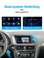 Modul Multimedia Wireless Carplay untuk Audi A4L A5 Q5 B8 Premium Layar Original Boitier Voiture Merek Pabrik