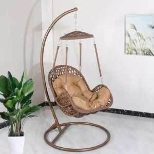 Modern Design Magic Leaves Vine Indoor/Outdoor Hanging Chair Thousand Birds Nest Cradle Chair Autumn Lazy Cradle Chair