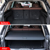 Cache-bagages arrière rétractable pour BMW X5 2019-2024, pare-soleil rétractable pour coffre, cache-bagages rétractable