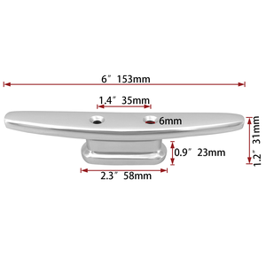 Nouveau taquet en aluminium atwood Marine 6 pouces fixation en aluminium taquet Dock plate-forme corde taquet - Product Image 4