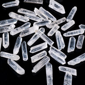 Vente en gros de cristaux de quartz naturel transparents bruts en forme de baguette, cristaux simples pour la méditation et autres artisanats en cristal - Product Image 3