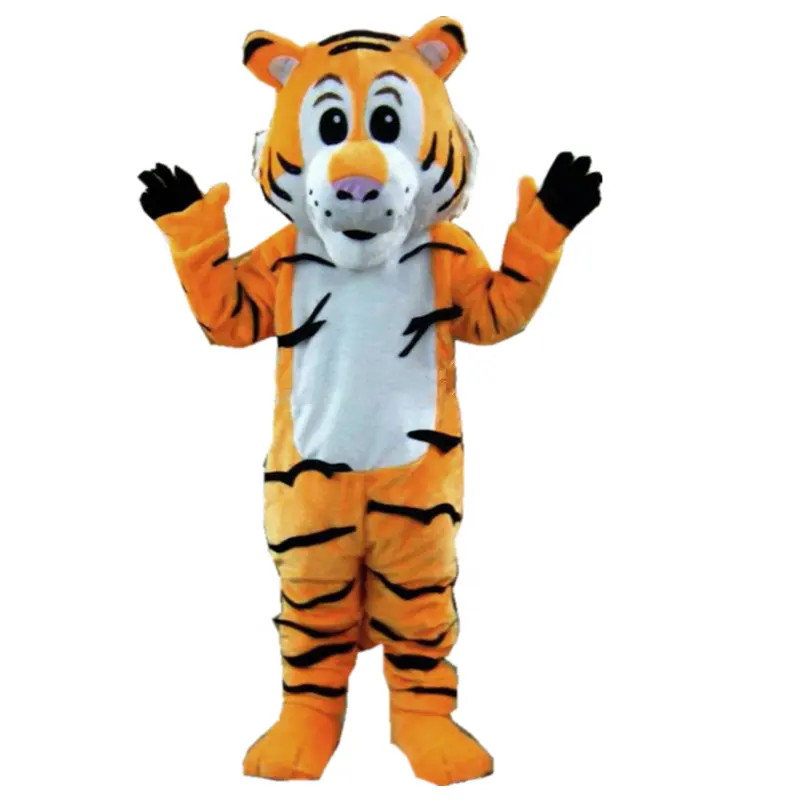Novo traje realista de tigre/fantasia de mascote/tigre, traje de mascote