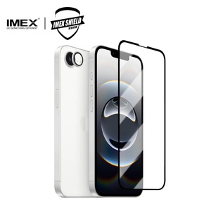 2 in 1 Custom Premium Clear Phone Case with Tempered Glass <b>Screen</b> <b>Protector</b> Camera Lens <b>Protector</b> for Iphone 13 14 16E Pro Max - Product Image 1