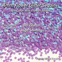 Paillettes en forme de pétales de fleurs de 4 mm, accessoires faits main pour vêtements, pinces à cheveux, sacs, matériaux de remplissage, matériaux décoratifs