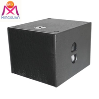 Subwoofer pasivo único de 15 pulgadas sonido pa Altavoz de rango completo envolvente de audio profesional
