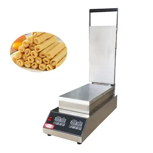 Professionelle heiße Crisp-Ei-Rolle-Rolle Plätzchenmaschine digitale gewerbliche Frühjahr-Ei-Roll-Verpackungsmaschine