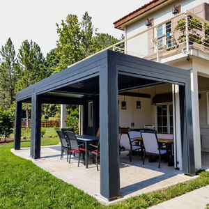 Ngọt ngào nhà tùy chỉnh cơ giới arbours arbours pergolas nhôm ngoài trời <span class=keywords><strong>gazebo</strong></span> mái hiên - Product Image 1