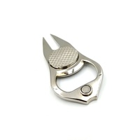 Outil de réparation de divots de golf en alliage de zinc durable SY avec logo personnalisé, ouvre-bouteille et marqueur de balle – Cadeau idéal pour l'extérieur