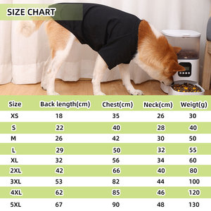 Kaus katun anjing musim semi musim panas kaus katun murni tipis untuk pabrik pakaian hewan peliharaan anjing kucing besar kecil - Product Image 3