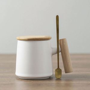 Taza de Cerámica Promocional al por Mayor de 12 oz/450 ml con Tapa, Personalizada, para Café, Regalo, Oficina, Graduación, en Caja de Regalo - Product Image 6