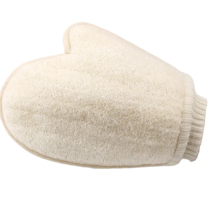 Loofah Exfoliating Gloves Mitten Remove Dead Skin Bath Body Scrub MittS
