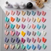 48 couleurs de vernis à ongles en Gel Pastel à haute teneur en Pigment, définissez votre Logo avec un nuancier