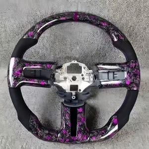 Volants en fibre de carbone véritable forgée adaptés aux voitures <span class=keywords><strong>Ford</strong></span> <span class=keywords><strong>Mustang</strong></span> <span class=keywords><strong>GT</strong></span> Vente directe d'usine de style course - Product Image 6