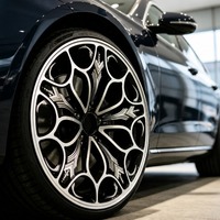 Jantes de voiture personnalisées MOJIO 17-24 pouces 5x112 en alliage d'aluminium forgé, concaves profondes, multi-branches, légères pour voitures de performance