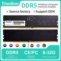 OEM Memorial RAMs DDR5 Customized Memory RAM 5600 6000MHZ 32GB U-DIMM DDR5 for Desktop Computer Ymeiton RAM DDR5 High Quality