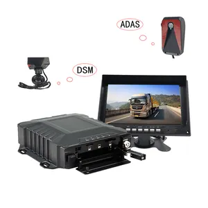 1080p 8ch Mobile Dvr Gps Car Adas+dsm Monitoring H.265 Hdd 8ch 720p Ahd Camera Truck Video Recording Mdvr 4g Wifi