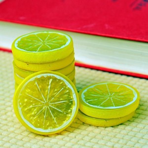 <span class=keywords><strong>Fruits</strong></span> artificiels en plastique, tranches décoratives pour la cuisine, le restaurant, la maison, ornements décoratifs, présentoir, mini citron - Product Image 4