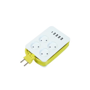 Sạc Du Lịch Ổ cắm lỗ tròn đa chức năng cắm 2025 <span class=keywords><strong>1</strong></span>.8 mét cáp tường di động đa ổ cắm EU cắm - Product Image 4