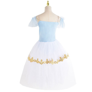 Tutu di balletto classico professionale per adulti rosa fiore spettacolo di scena di usura per ballerino per donne e bambini - Product Image 3