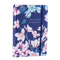 Journal intime à sangle élastique personnalisé en gros Bloc-notes A5 avec logo de marque en cuir PU