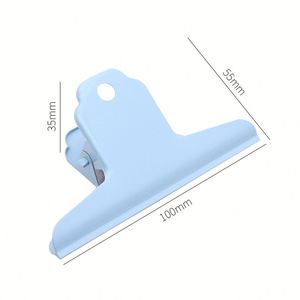 X812 Vente directe fabricant : Pinces métalliques vintage de 75 mm, pinces rondes à longue queue en gros pour fournitures de bureau, pinces bulldog métalliques - Product Image 3
