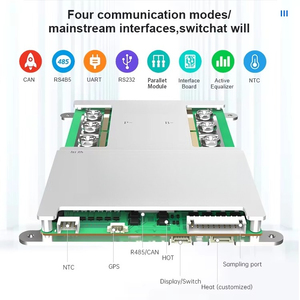 Sistema de Gestión de Baterías (BMS) Inteligente con Equilibrio Activo 1A para Baterías de Iones de Litio Lifepo4 de 4S 8S 12V 24V, con Función de Calentamiento - Product Image 3