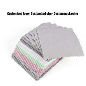 ジュエリークリーニング用スエードシルバー磨き布 金銀ジュエリー磨き効果的なジュエリークリーナー - Product Image 1