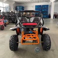 Buggy de plage Caiteng à un siège, essence/électrique, automatique, 200cc, 4x4, avec construction en métal et plastique, capacité de 2 passagers