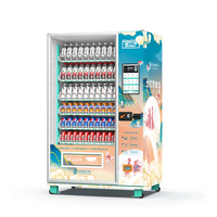 Máquina Expendedora de bebidas OEM/ODM del mercado del sudeste asiático Máquina expendedora combinada de bebidas y bebidas para pequeñas empresas a la venta