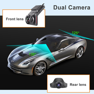 K18 4G Autokamera Doppelkameras HD1080P mit WLAN GPS-Tracking <span class=keywords><strong>Live</strong></span>-Streaming Mini 4G Android Dashcam Unterstützt 128G Karte - Product Image 3