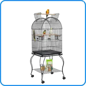 Bestseller Großer Vogelkäfig Glas Kunststoff Umweltfreundlich Schwarz/Weiß Vier Jahreszeiten OEM/Petsloyal Marke CE Drittanbieter-Prüfung Fabrik - Product Image 1