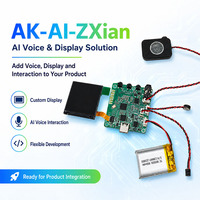 Carte PCBA d'affichage IA avec double microphone, chargement Type-C, Wi-Fi, Bluetooth, chat vocal et interface utilisateur personnalisée pour les fabricants de haut-parleurs