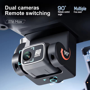 S116 Max Điều Khiển Màn Hình Chất Lượng Cao 4K Máy Ảnh Kép Dài Thời Gian Bay Dài Dài Phạm Vi Mini RC Chuyên Nghiệp Quadcopter UAV Ngoài Trời Bay Không Người Lái - Product Image 4