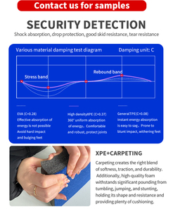 Tapis de gymnastique et de cheerleading à motifs, avec fixation <span class=keywords><strong>Velcro</strong></span> robuste, pour la mise en place sur le sol - Product Image 5
