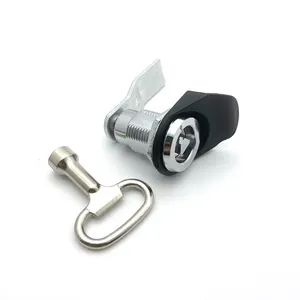 MS816 Triangle Quarter Turn Cylinder Compression Latch Cam Lock For Electrical Cabinet