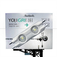 Module LED étanche 12V SMD2835 2LED IP65 160 degrés pour enseignes lumineuses publicitaires