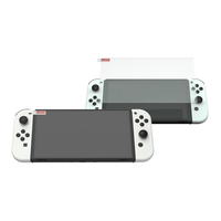 2 pièces en 1 Film de Console anti-empreintes digitales pour interrupteur OLED NS OLED protecteur d'écran Film protecteur d'écran TNS-1156