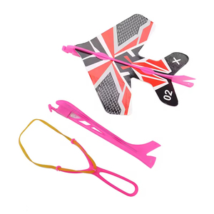 Outdoor Shining Rocket Flash LED Slingshot Elastic Helicopter Rotating <strong>Flying</strong> Toy Arrow Gift Children <strong>Fairy</strong> Catapult - Product Image 5