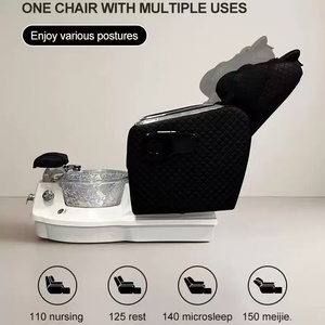 Sillón de Pedicura Multifuncional de Lujo para Salón de Uñas, con Spa para Pies, Reclinable, Ajustable, Eléctrico y con Masaje - Product Image 4