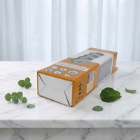 Boîte en carton ondulé brun personnalisable et pliable avec gaufrage et pelliculage mat pour appareils électroniques