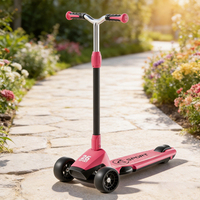 Trottinette enfant Canton Fair 2026 réglable en hauteur pour garçons ou filles avec LED, mini trottinette